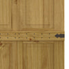 Ladon Ovi CORONA 70 x 210 cm Täysi mänty Hunaja Ruskea