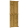 Ladon Ovi CORONA 70 x 210 cm Täysi mänty Hunaja Ruskea