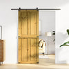 Ladon Ovi CORONA 80 x 210 cm Täysi mänty Hunaja Ruskea