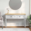 Päätypöytä Corona Valkoinen 115 x 46 x 73 cm Massiivinen mänty