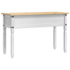 Päätypöytä Corona Valkoinen 115 x 46 x 73 cm Massiivinen mänty