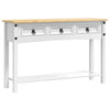 Päätypöytä laatikon kanssa Corona Valkoinen 114 x 34,5 x 73 cm