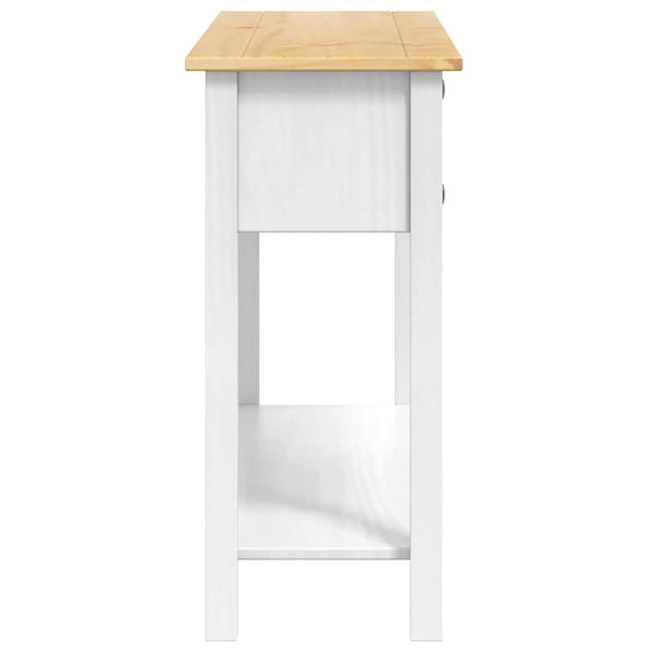Päätypöytä laatikon kanssa Corona Valkoinen 114 x 34,5 x 73 cm
