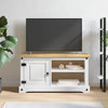 TV-kaappi CORONA 100 x 40 x 52 cm Valkoinen Massiivinen mänty