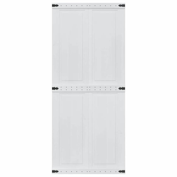 Ladon Ovi CORONA 90 x 210 cm Täysi mänty valkoinen