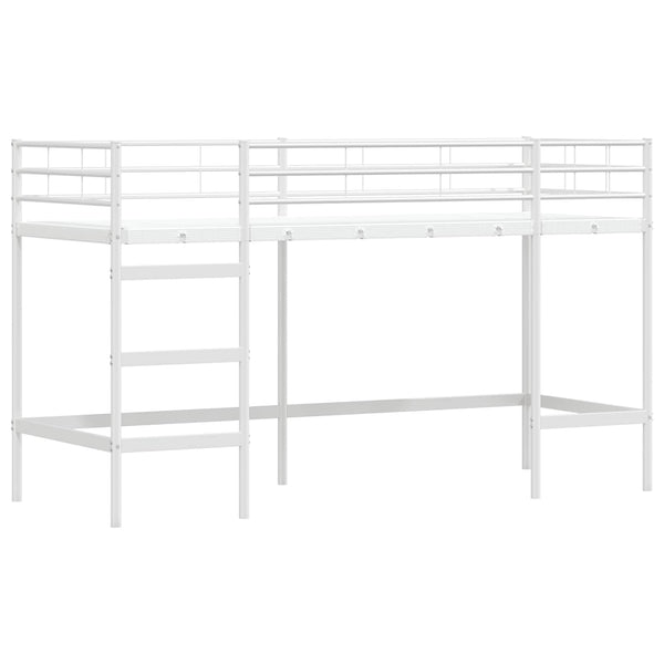 Sininen ja valkoinen Lasten Laita Vuodekehys Verhoilla