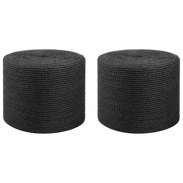 Juutti Köysi 2 kpl 20 mm 100 m Musta 100% Tossa juutti