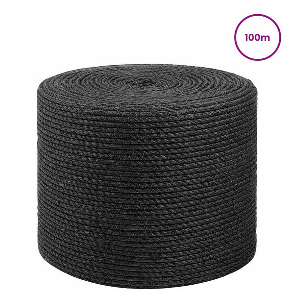 Juutti Köysi 2 kpl 20 mm 100 m Musta 100% Tossa juutti