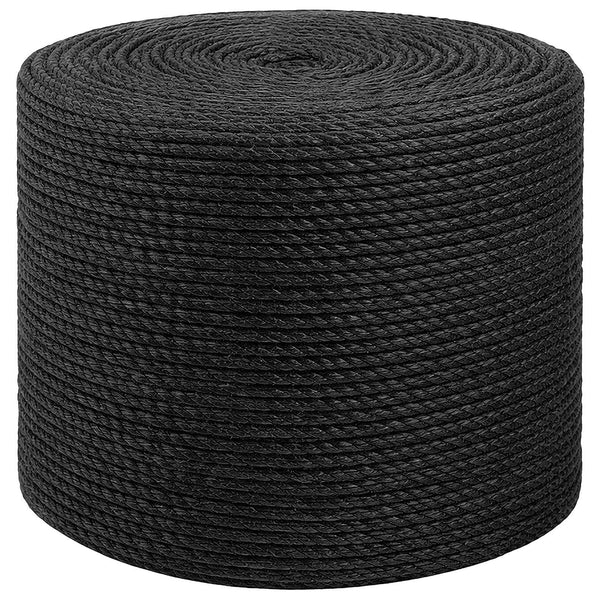 Juutti Köysi 10 kpl 2 mm Musta 100% Tossa juutti