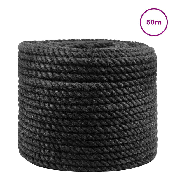 Juuttinaru 12 mm Musta 100% Tossa juutti