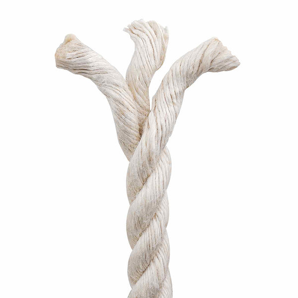 Juuttinaru 10 mm valkoinen 100% Tossa juutti
