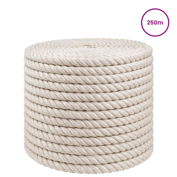 Juuttinaru 10 mm valkoinen 100% Tossa juutti