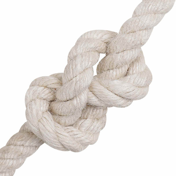 Juuttinaru 12 mm valkoinen 100% Tossa juutti