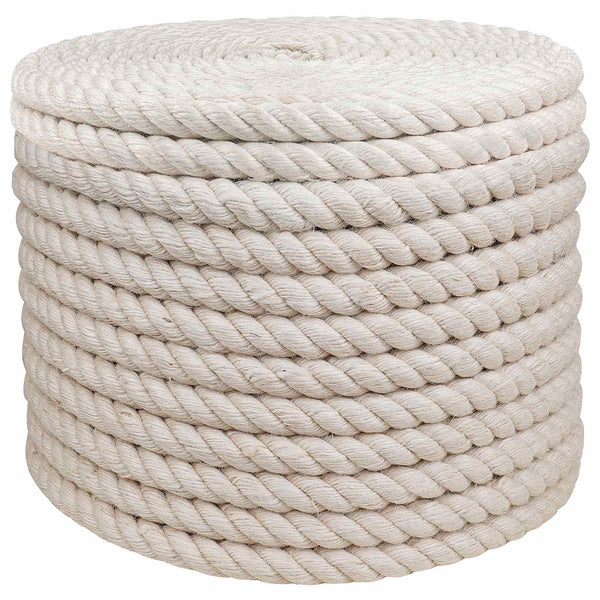 Juuttinaru 16 mm valkoinen 100% Tossa juutti