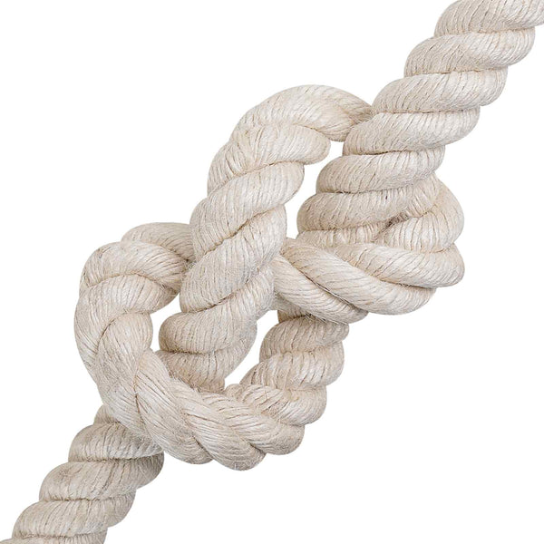 Juuttinaru 20 mm valkoinen 100% Tossa juutti