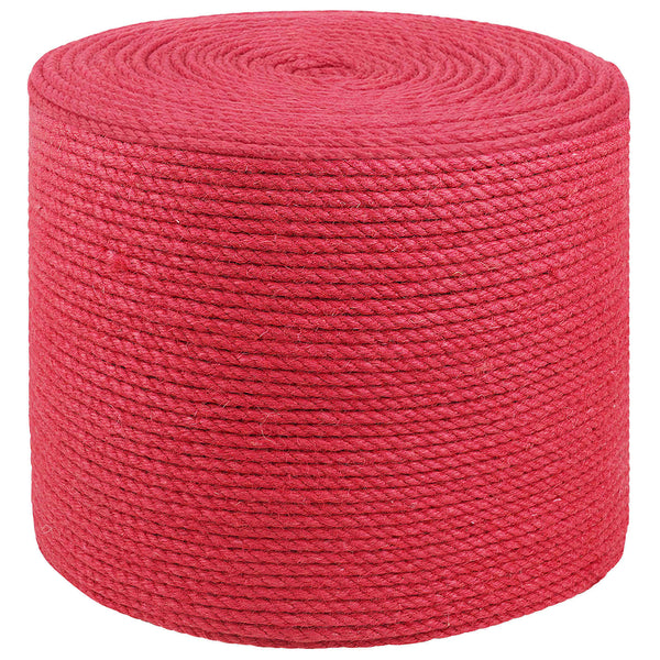 Juuttinaru 8 mm Punainen 100% Tossa juutti