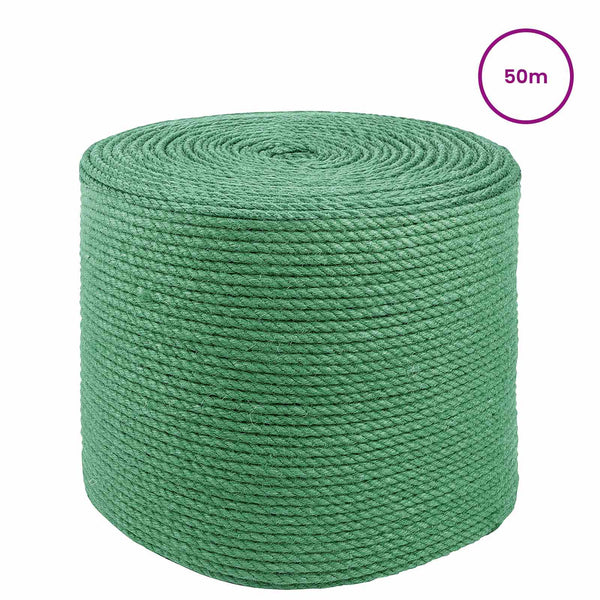 4 mm Vihreä 100% Tossa juutti