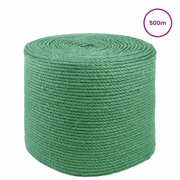 Juuttinaru 6 mm Vihreä 100% Tossa juutti