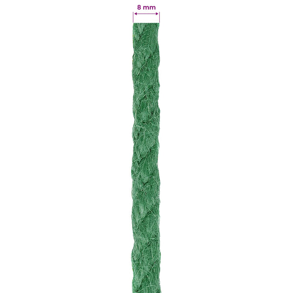 Juuttinaru 8 mm Vihreä 100% Tossa juutti
