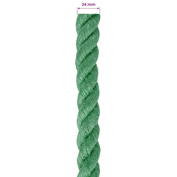 Juuttinaru 24 mm Vihreä 100% Tossa juutti