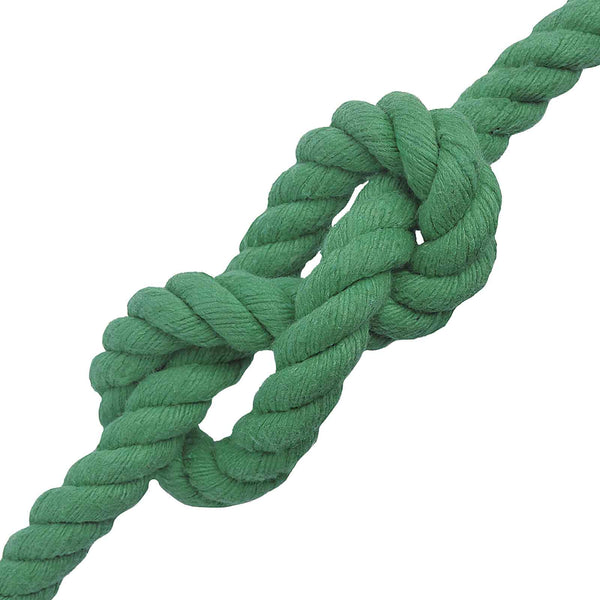 Puuvillaköysi 20 mm 25 m Vihreä 100% Puuvillaa