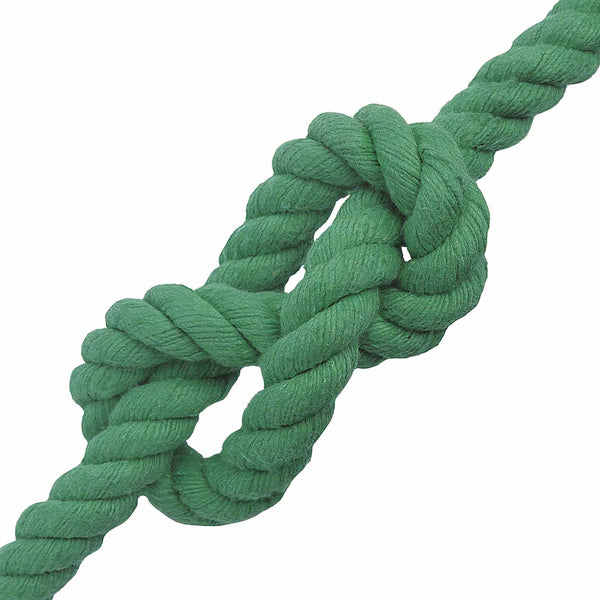 Puuvillaköysi 24 mm 25 m Vihreä 100% Puuvillaa