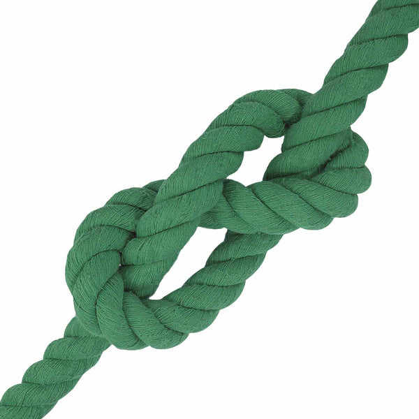 Puuvillaköysi 36 mm 5 m Vihreä 100% Puuvillaa