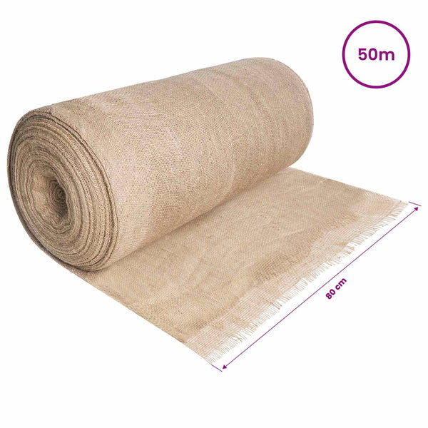Juuttirulla 160 x 5000 cm Luonnollinen