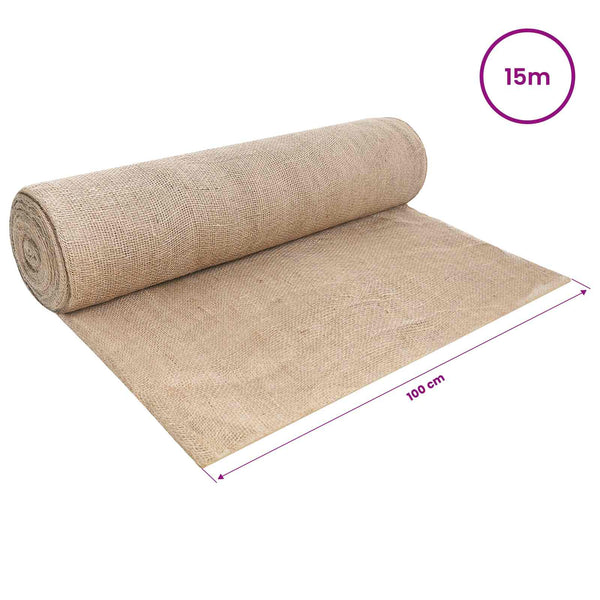 Juuttirulla 200 x 1500 cm Luonnollinen