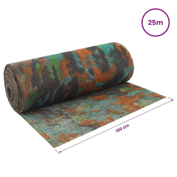 Juuttirulla 100 x 2500 cm Maastoväri