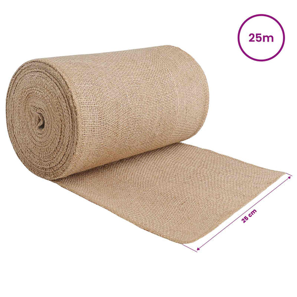 Juuttirulla 25 x 2500 cm Luonnollinen