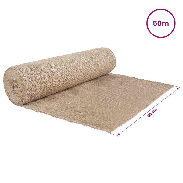 Juuttirulla 50 x 5000 cm Luonnollinen