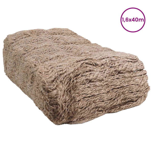 Juutti rantamatto Luonnollinen 1,6 x 40 m