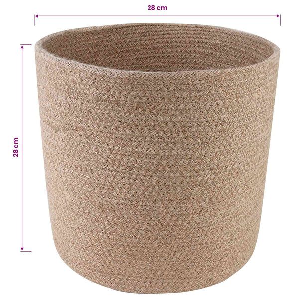 Kasviruukku Setti 2 kpl Luonnollinen Ø 28 x 28 cm
