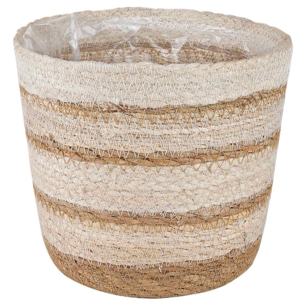 3 kpl Luonnollinen, Valkoinen ja Beige Ø26 x 19 cm