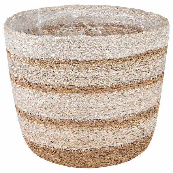 3 kpl Luonnollinen, Valkoinen ja Beige Ø26 x 19 cm