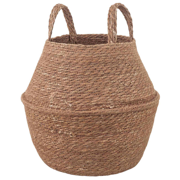 Kasviruukku kahvoilla Luonnollinen Ø 22 x 20 cm 100% Meriheinä