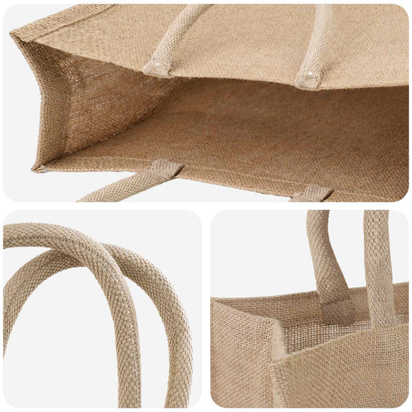 Juutti käsilaukut 5 Luonnollinen 42 x 33 x 19 cm