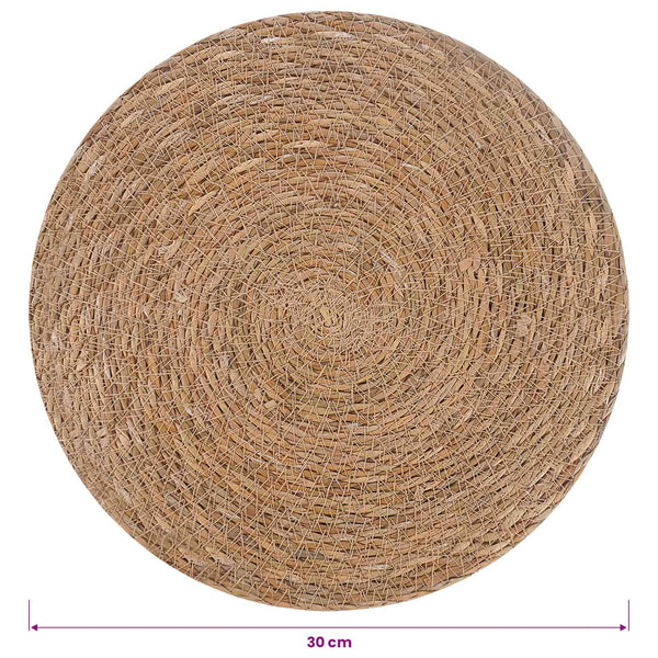 Meriheinä lautasliinat 4 kpl Luonnollinen 100% Meriheinä