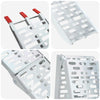 Lastausramppi 2 pcs Hopea 222 x 29 x 14 cm Alumiini