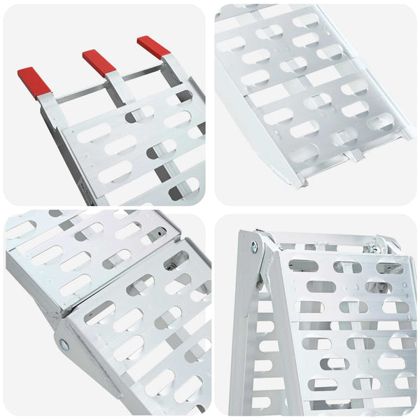 Lastausramppi 2 pcs Hopea 222 x 29 x 14 cm Alumiini