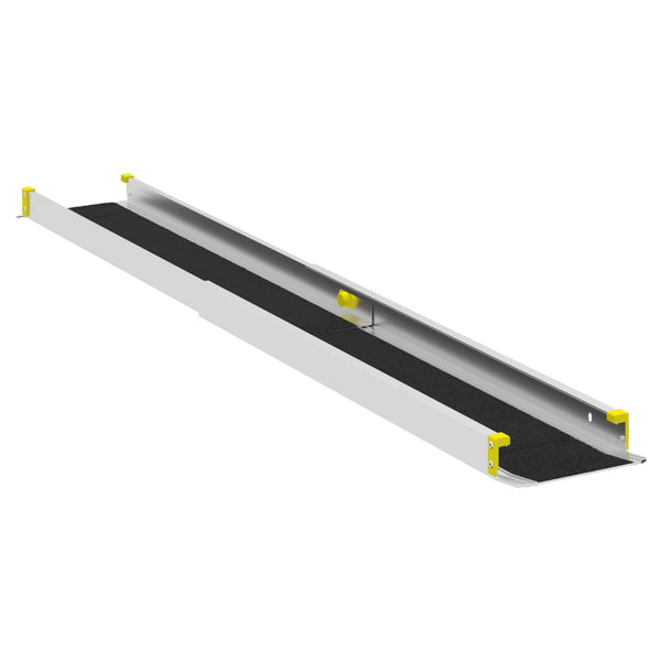 Pyörätuoliramppi 2 pcs Musta 152 x 19 x 5,5 cm Alumiini
