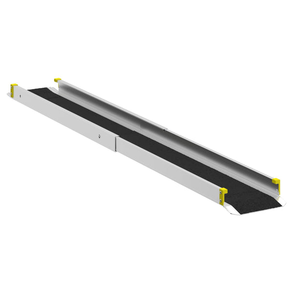Pyörätuoliramppi 2 pcs Musta 152 x 19 x 5,5 cm Alumiini