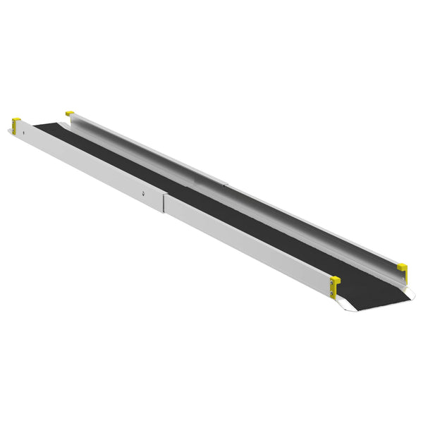 Pyörätuoliramppi 2 pcs Musta 184,5 x 18,5 x 5 cm Alumiini