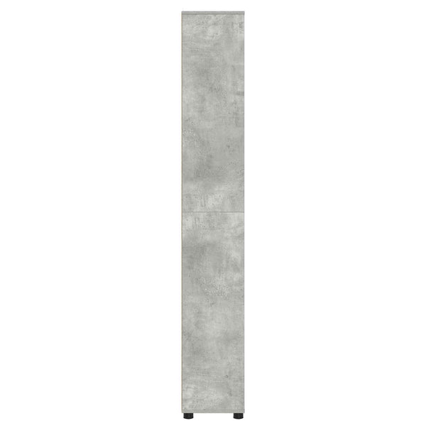 Kylpyhuonekaappi Betoni Harmaa 30,5 x 30 x 195 cm Tekninen puu