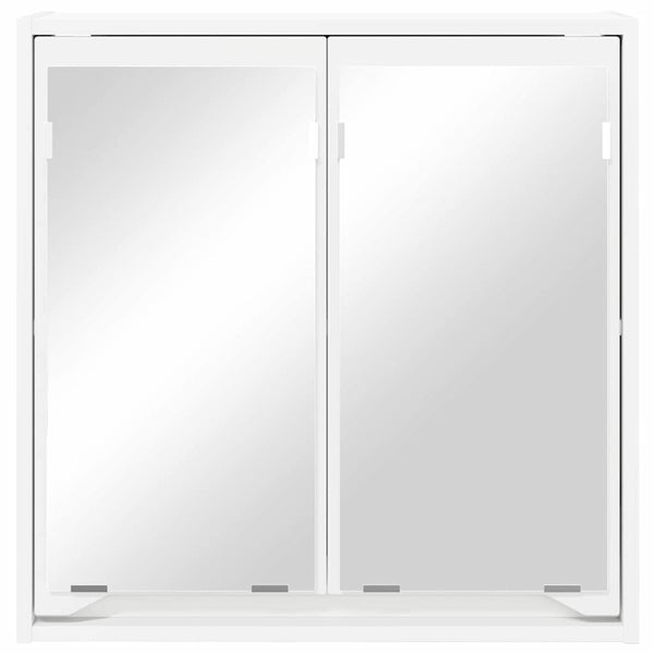 Kylpyhuoneen Peilikaappi Valkoinen 60 x 20 x 60 cm Tekninen puu
