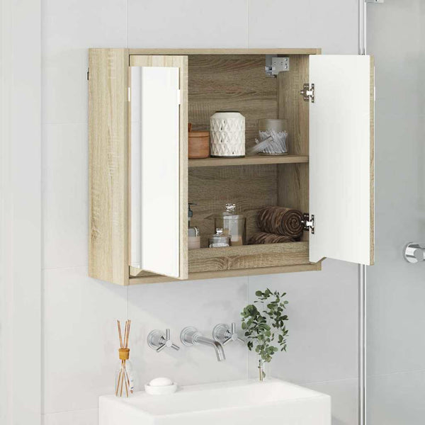 Kylpyhuoneen Peilikaappi Sonoman tammi 60 x 20 x 60 cm