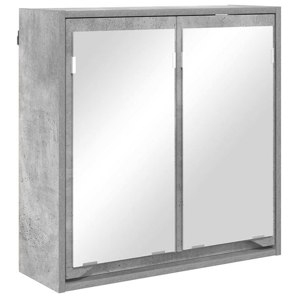 Kylpyhuoneen Peilikaappi Betoni Harmaa 60 x 20 x 60 cm