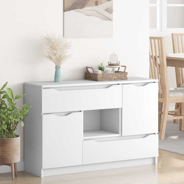 Sivupöytä Valkoinen 100 x 30 x 65,6 Tekninen puu