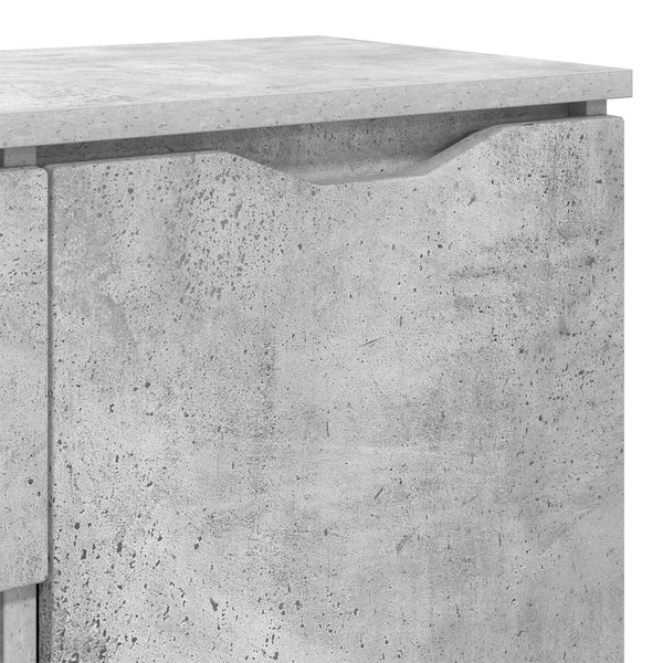 Sivupöytä Betoni Harmaa 100 x 30 x 65,6 Tekninen puu